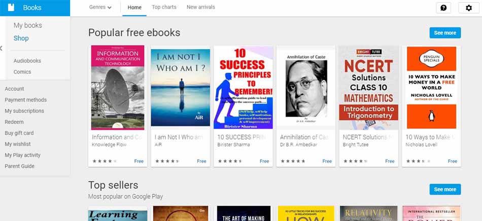 Sell Books On Google Play and make money with google play